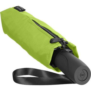 FARE® Magic Windfighter® 2.0 iso automaattinen taskusateenvarjo logolla, lime (waterSAVE®) – yksityiskohtakuva 7