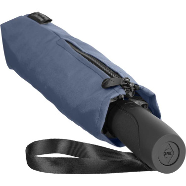 FARE® Magic Windfighter® 2.0 iso automaattinen taskusateenvarjo logolla, tummansininen (waterSAVE®) – yksityiskohtakuva 7
