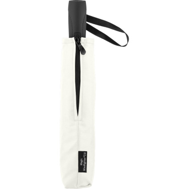 FARE® Magic Windfighter® 2.0 iso automaattinen taskusateenvarjo logolla, luonnonvalkoinen (waterSAVE®) – yksityiskohtakuva 4