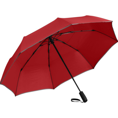 FARE® Magic Windfighter® 2.0 iso automaattinen taskusateenvarjo logolla, punainen (waterSAVE®) – yksityiskohtakuva 2