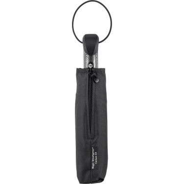 FARE® Magic Windfighter® Carbon 2.0 iso automaattinen taskusateenvarjo logolla, musta (waterSAVE®) – yksityiskohtakuva 6