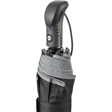 FARE® Magic Windfighter® Carbon 2.0 iso automaattinen taskusateenvarjo logolla, musta (waterSAVE®) – yksityiskohtakuva 8