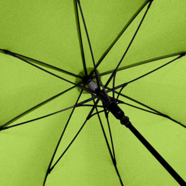 FARE® Skylight® keskikokoinen automaattinen sateenvarjo LED-valolla logolla, lime – yksityiskohtakuva 5