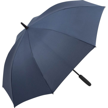 FARE® Skylight® keskikokoinen automaattinen sateenvarjo LED-valolla logolla, tummansininen – yksityiskohtakuva 7