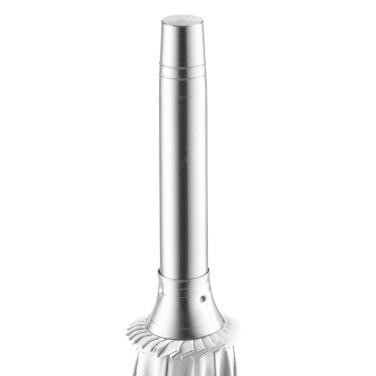 FARE® AC kevyt alumiininen automaattinen sateenvarjo logolla, valkoinen – yksityiskohtakuva 10