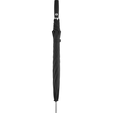 FARE® AC kevyt alumiininen automaattinen golfsateenvarjo logolla, musta – yksityiskohtakuva 3