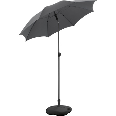 FARE® Parasol M aurinkovarjo, Ø 180 cm logolla, harmaa – yksityiskohtakuva 8