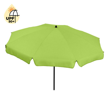 FARE® Parasol M reunakappaleella aurinkovarjo, Ø 180 cm logolla, ruohonvihreä – tuotekuva