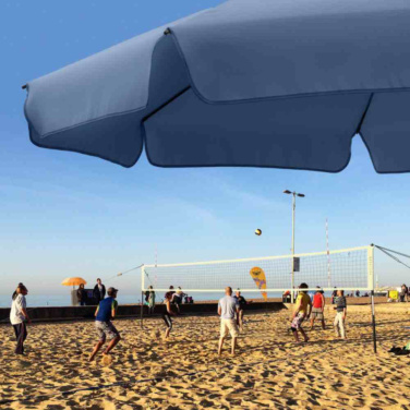 FARE® Parasol M reunakappaleella aurinkovarjo, Ø 180 cm logolla, yönsininen – yksityiskohtakuva 4