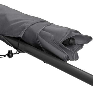 FARE® Parasol R aurinkovarjo, 200 × 122 cm logolla, harmaa – yksityiskohtakuva 6