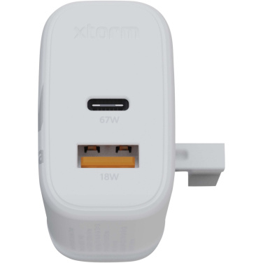 Xtorm XEC067G -seinälaturi – portit viistosti