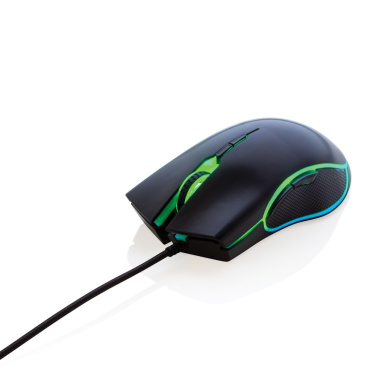 RGB-pelihiiri – RGB-valaistuksella, takaa viistosti