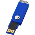 USB Swivel rectangular, Sininen