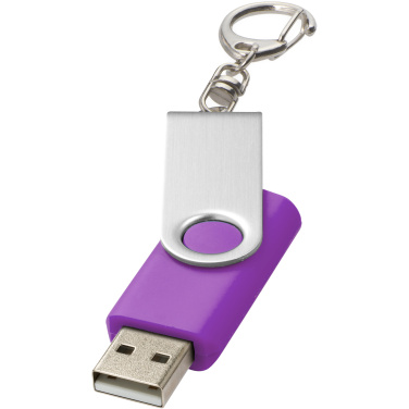 USB Rotate Keychain, Violetti, 32 Gt, tuotekuva