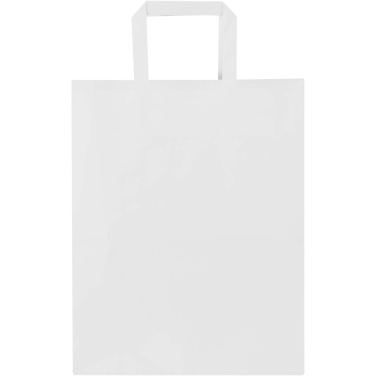 Kraft 80 g/m2:n paperikassi litteillä kahvoilla – 25 x 15 x 32 cm, tuotekuva
