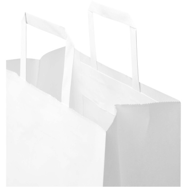 Kraft 80 g/m2:n paperikassi litteillä kahvoilla – 25 x 15 x 32 cm, tuotekuva