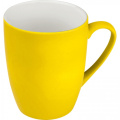 Keraaminen muki pehmeällä kosketuksella 300 ml JUDYTA, keltainen