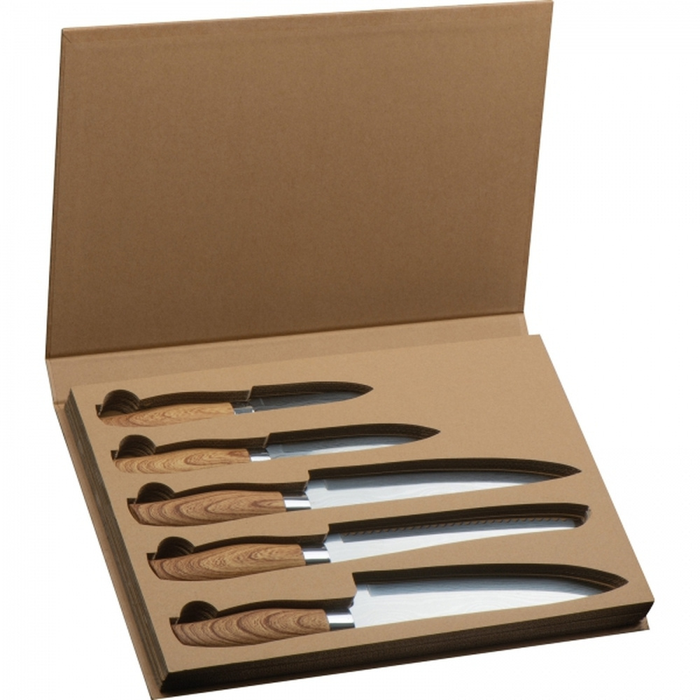 Keittiöveitsisetti MILES, harmaa, tuotekuva