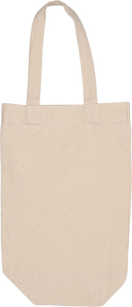 Puuvillainen viinipussi 220 g/m² ROBIN, beige, tuotekuva