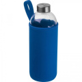 Lasipullo holkilla 1000 ml JESSICA, sininen