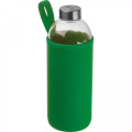 Lasipullo holkilla 1000 ml JESSICA, vihreä