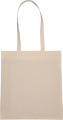 Luomupuuvillakassi pitkillä kahvoilla 180 g/m2 ADAM, beige