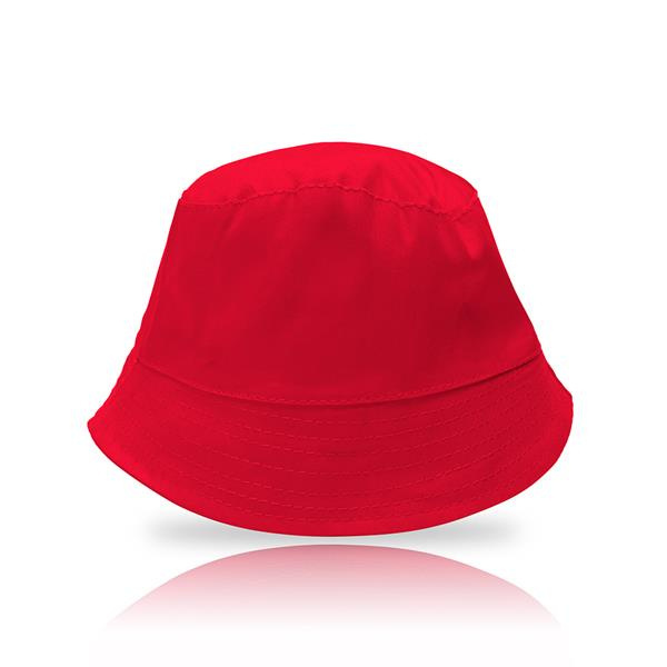 Lasten puuvillainen bob-pipo / Kiddis, punainen, tuotekuva
