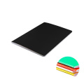 A6 värillinen muistikirja, ulkopuolinen ompelu / Colournote A6, musta