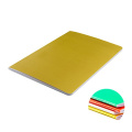 A5 värillinen muistikirja, ulkopuolinen ompelu / Colournote A5, kullanvärinen