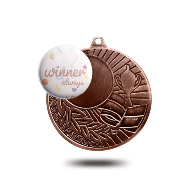 Metallinen mitali / Winner, tuotekuva