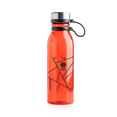 RPET-pullo ruostumattomasta teräksestä valmistetulla korkilla ja kahvalla / RBottle, tuotekuva