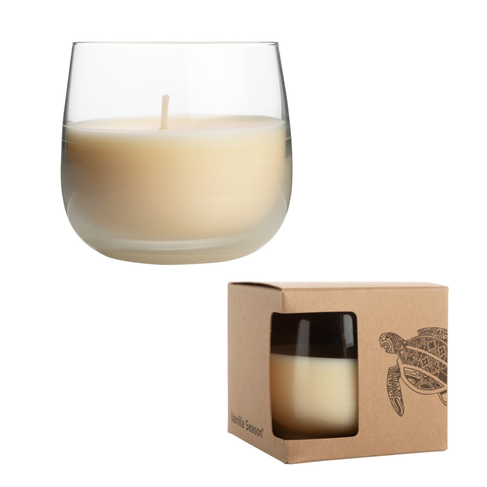 VS LEIRA -tuoksukynttilä, beige, tuotekuva