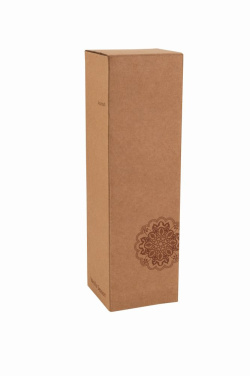750 ml:n lasipullo bambukorkilla, valmistaja Vanilla Season, läpinäkyvä, tuotekuva