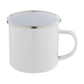 Enavint – emali muki, valkoinen