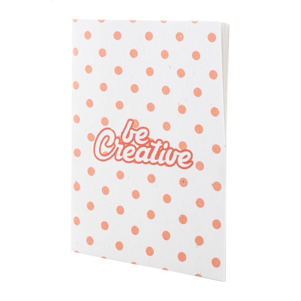 CreaNote A6 Seed – custom siemen paperi muistikirja, tuotekuva