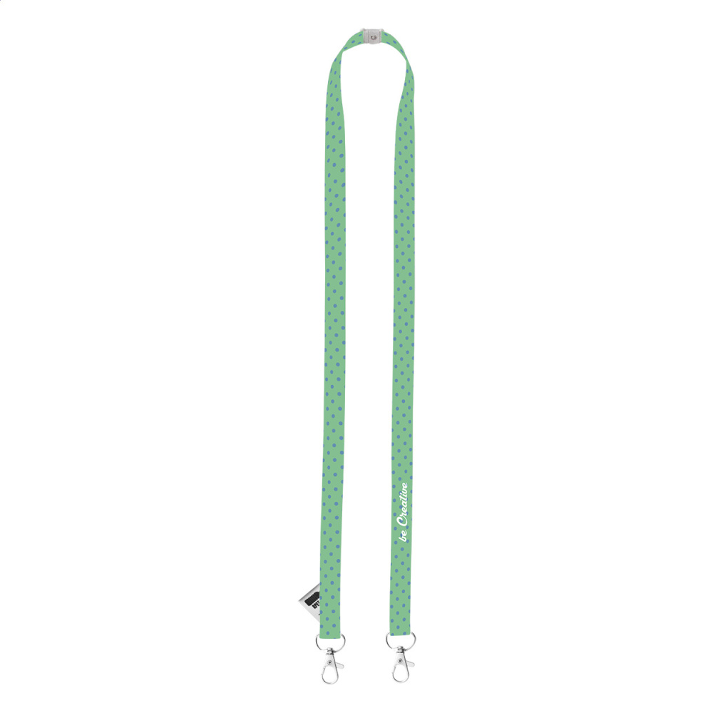 Subyard 15 Double Safe Eco – yksilöllinen sublimaatio kaulanauha, tuotekuva