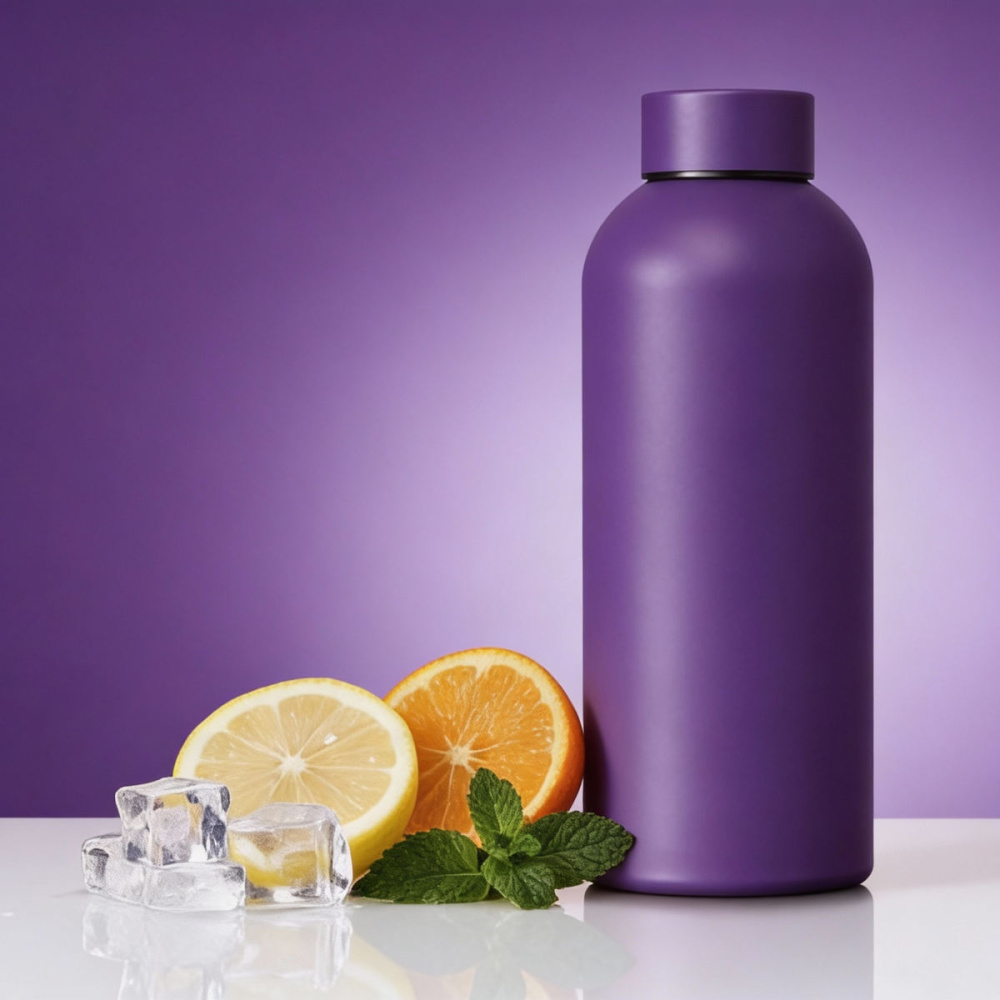 Nordic termospullo, 500 ml, lila, lisäkuva 2