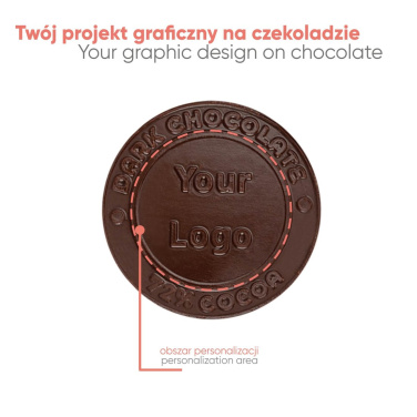 Mittatilaustyönä tehty suklaa Choco4Mat Minimitali Suklaaekspertti, tuotekuva (2)