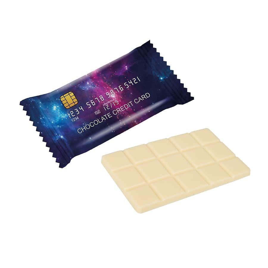 Minisuklaakortti 20 g - Flow Pack, tuotekuva