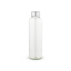 Lima lasipullo 530ml. Hopeinen kansi.