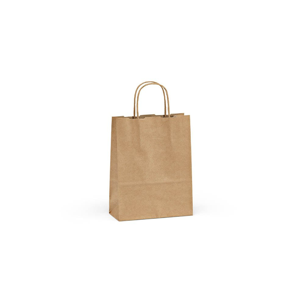 Vesuvio S ruskea kierrätetystä FSC®-materiaalista valmistettu kraft-pussi. 115 g/m². Valmistettu Portugalissa., tuotekuva (1)
