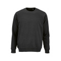 Waikiki Unisex -collegepaita, jossa pyöreä pääntie. Luomupuuvillaa ja rPET-materiaalia. 300 g/m²., Musta