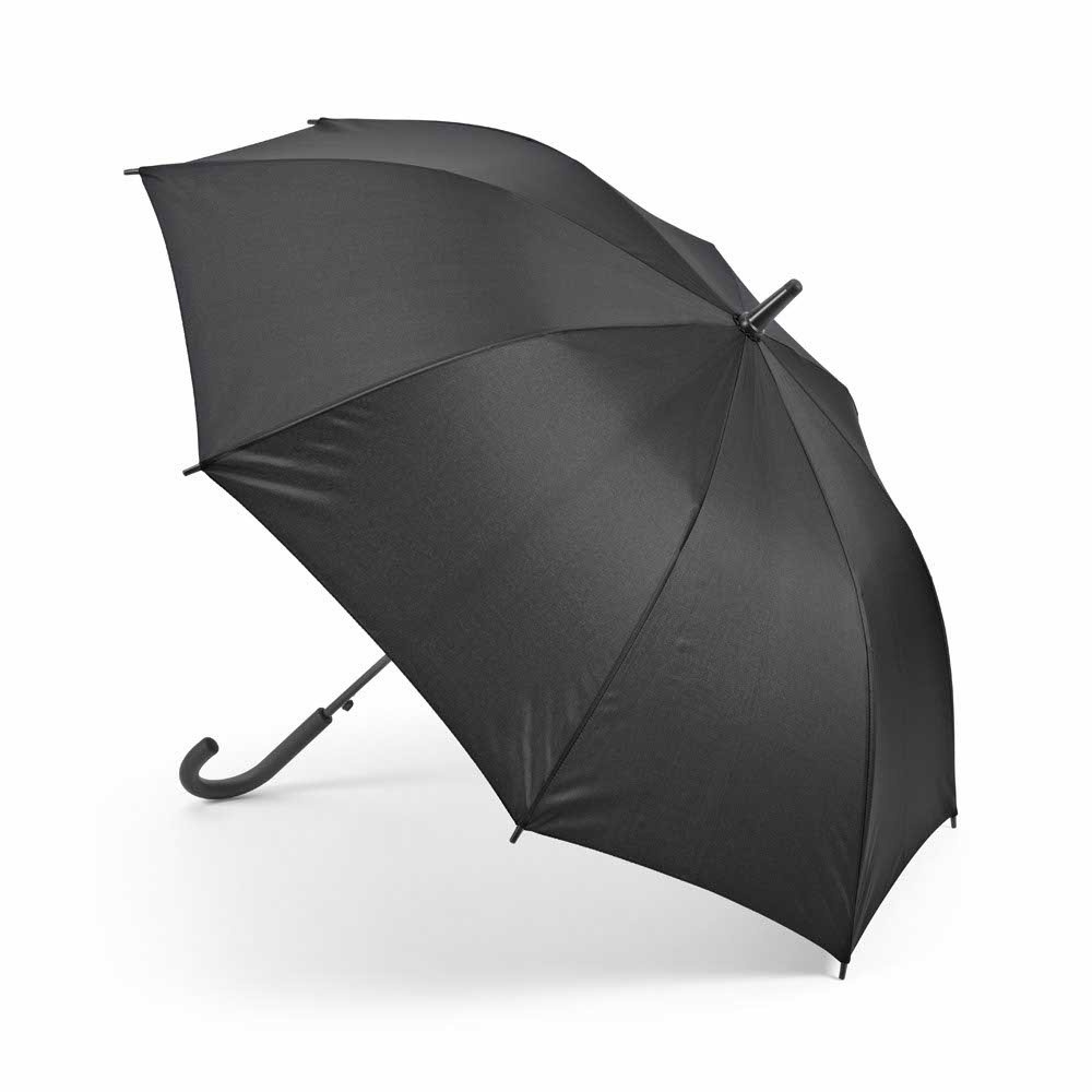 Joplin-sateenvarjo rPET. 23" automaattisesti avautuva, Musta, tuotekuva