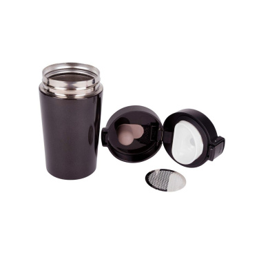 Termosmuki 300 ml siivilän kanssa, jossa on sakkatiiviste | Laura, musta, tuotekuva (3)