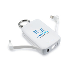 Varavirtalähde 4000 mAh, karabiinihaka ja 1 W valo | Dimetrice