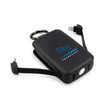 Varavirtalähde 4000 mAh, karabiinihaka ja 1 W valo | Dimetrice, musta, tuotekuva (4)