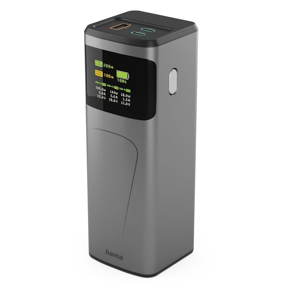 Varavirtalähde 24000 mAh Hama High Power 200 W, tuotekuva (1)