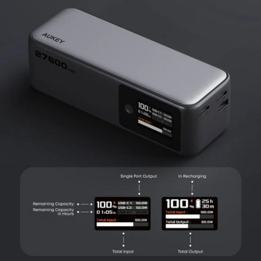 Varavirtalähde 27600 mAh, 140 W, Aukey, tuotekuva (3)