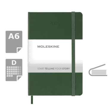 MOLESKINE-päiväkirja, khaki, tuotekuva (4)