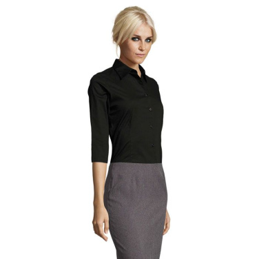 EFFECT STRETCH WOMEN SHIRT, Musta, XS, tuotekuva (2)